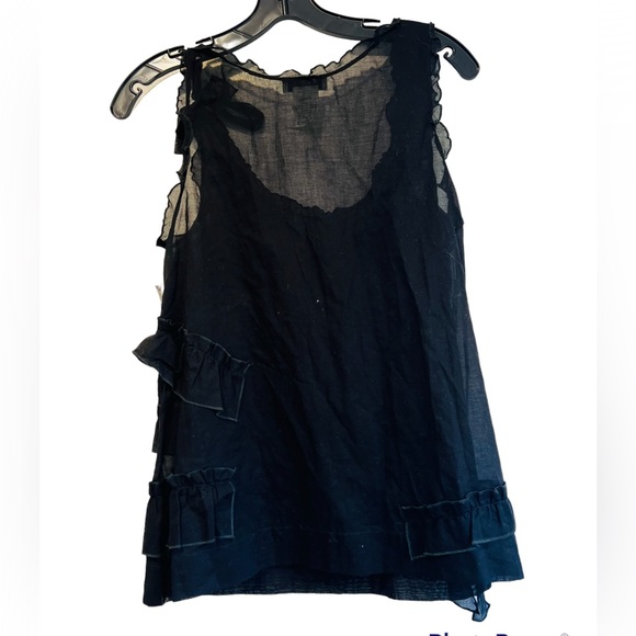 SONIA RYKIEL***Black Bow Top***F 40***$389 - Picture 4 of 5